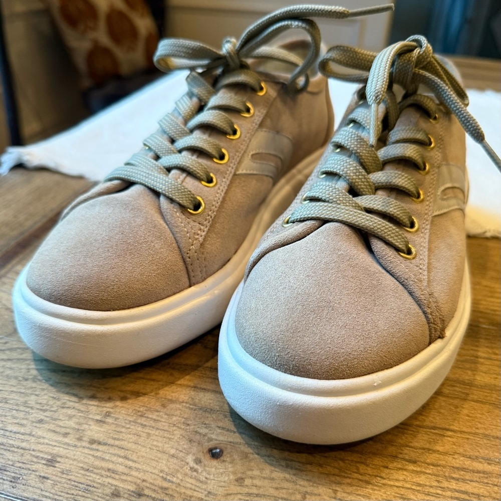 GEOX D OTTAYA MARRON CLARO WOMENS SNEAKERS - Picture 8 of 11